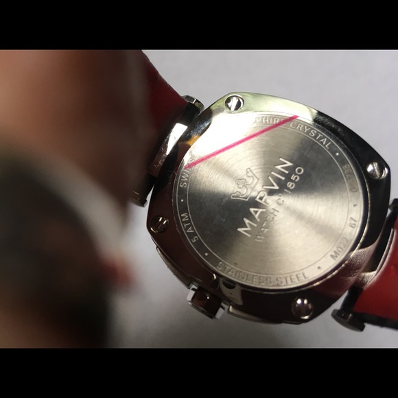 NOS Marvin Ladies Diamond Stainless Steel Watch - Picture 3 of 7